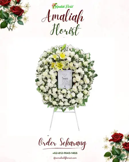 Krans Bunga Duka Krobokan